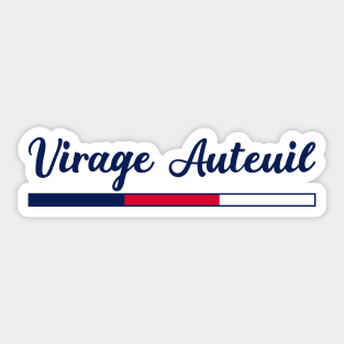 Auteuil bend Sticker